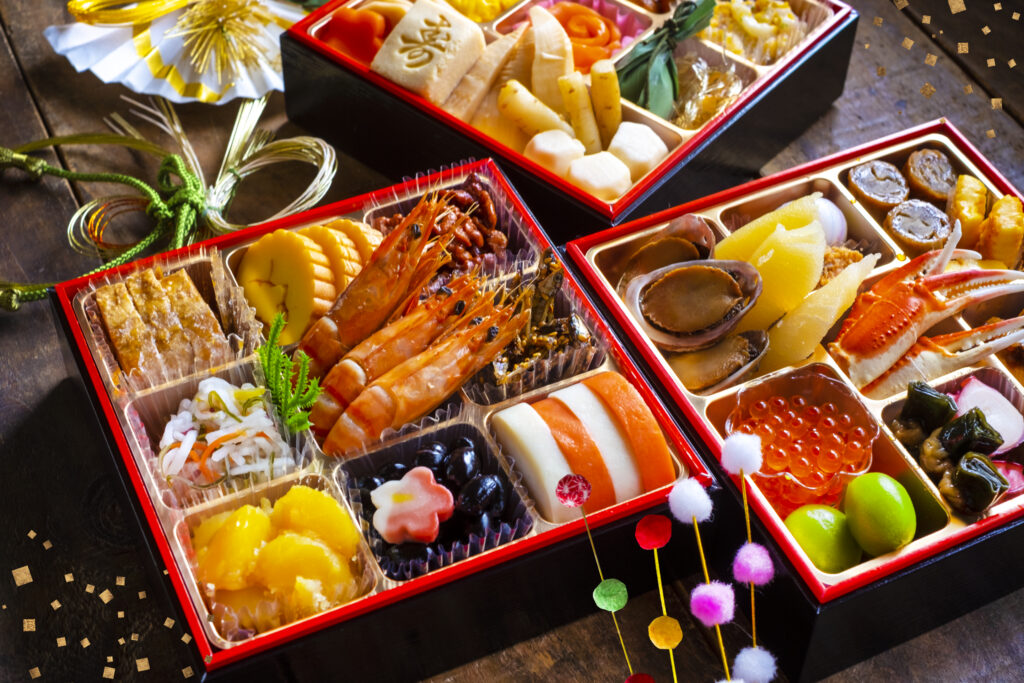 業務用おせち料理のOEM製造に対応した重箱おせち
