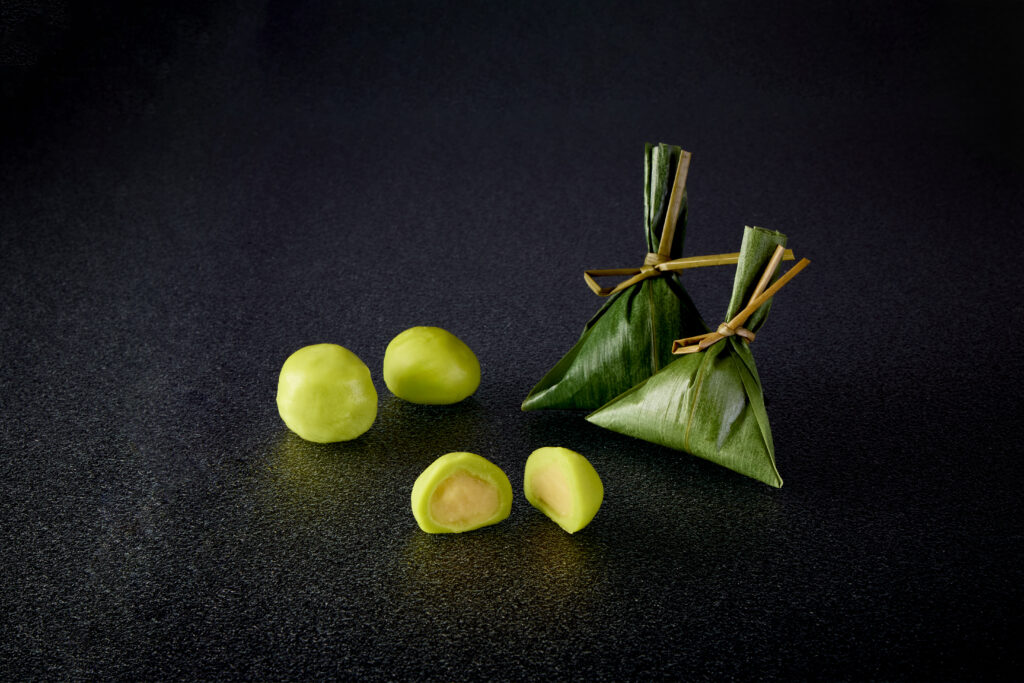 笹麸茶巾 ゆずあん