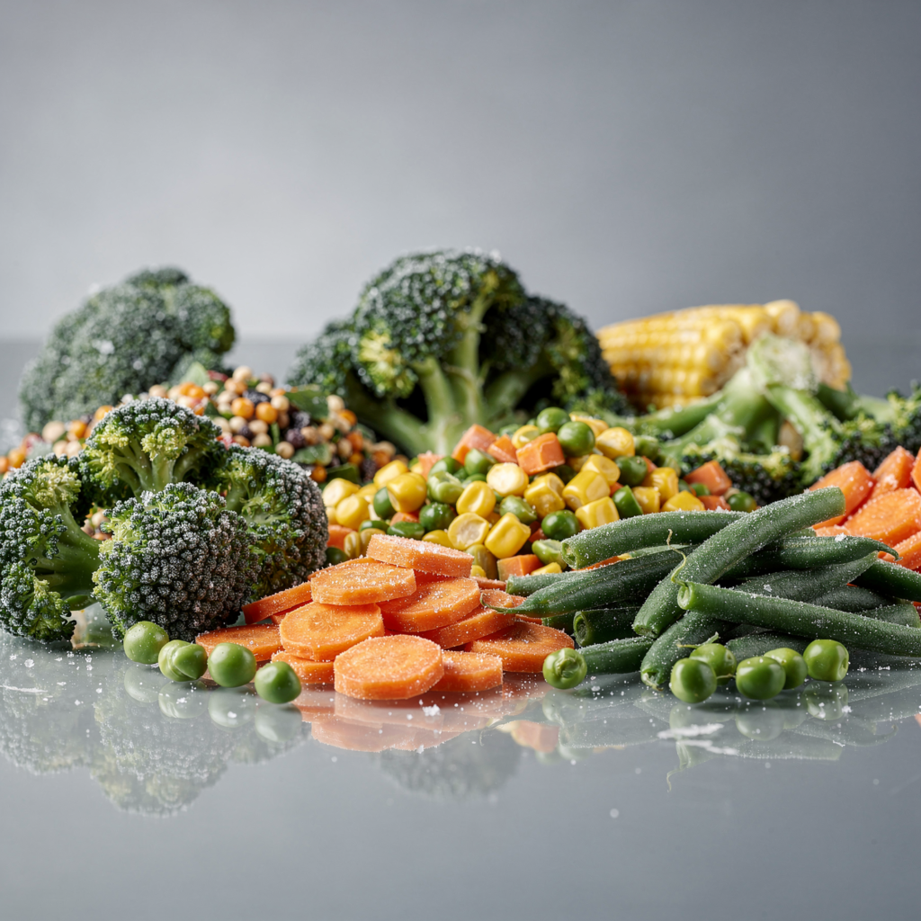 食品加工・業務用に使用される冷凍野菜
